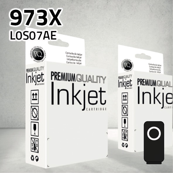 Cartucho HP L0S07AE (973X) negro | 10.000 páginas | compatible