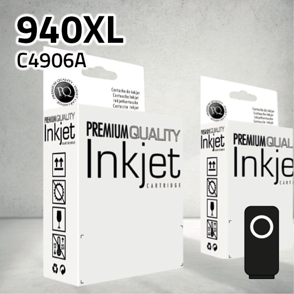 Cartucho HP C4906AE (940XL) negro | 70ml | compatible