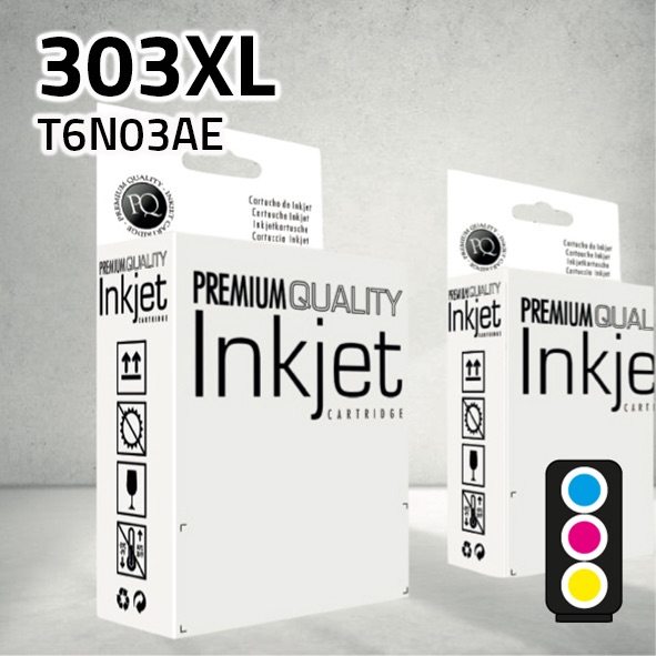 Cartucho HP T6N03AE (303XL) color | 18 ml | compatible