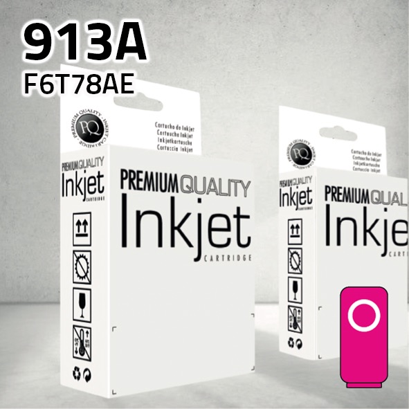 Cartucho HP F6T78AE (913A) magenta | 3.000 páginas | compatible