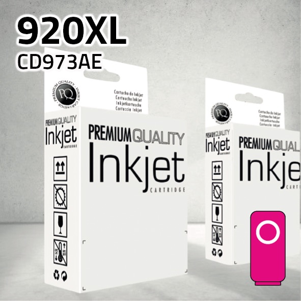 Cartucho HP CD973AE (920XL) magenta | 13 ml | compatible
