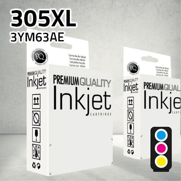 [CLHCYM63XC] Cartucho HP 3YM63AE (305XL+XXL) color | 19 ml | compatible