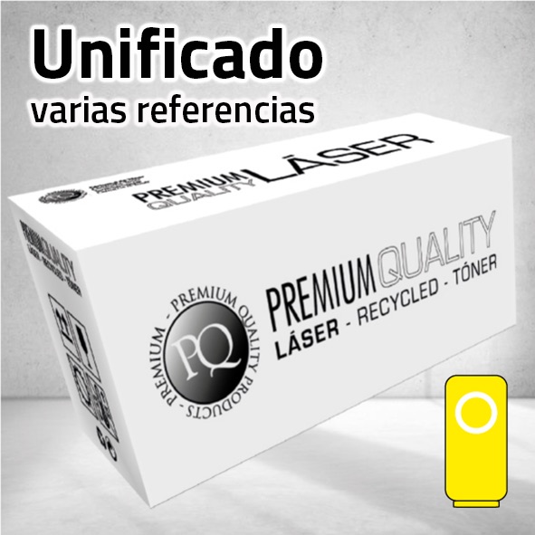 Tóner HP CE412A / CC532A / CF382A / Canon 718 amarillo | 2.800 páginas | compatible