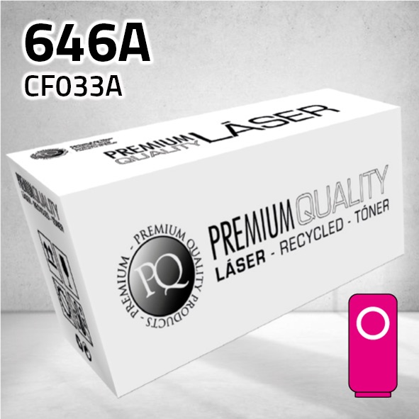 Tóner HP CF033A (646A) magenta | 12.500 páginas | compatible