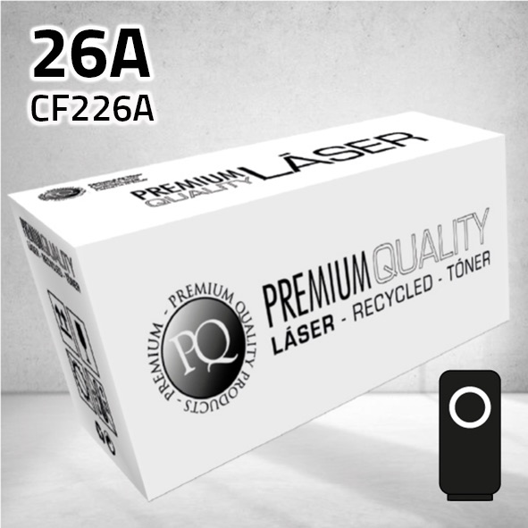 Tóner HP CF226A (26A) negro | 3.100 páginas | compatible