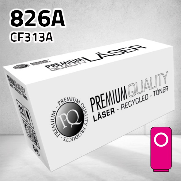 Tóner HP CF313A (826A) magenta | 31.500 páginas | compatible