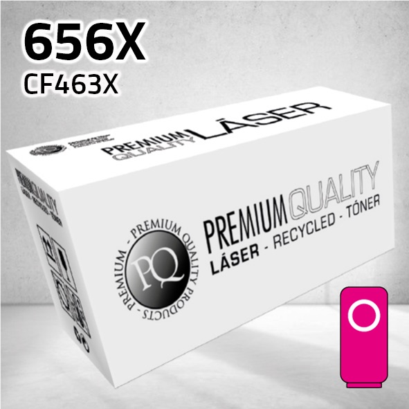 Tóner HP CF463X (656X) magenta | 22.000 páginas | compatible