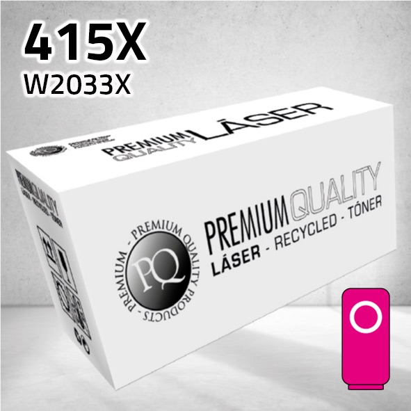 Tóner HP W2033X (415X) magenta | 6.000 páginas | compatible