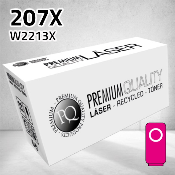 [CLHTW2213XM] Tóner HP W2213X (207X) magenta | 2.450 páginas | compatible