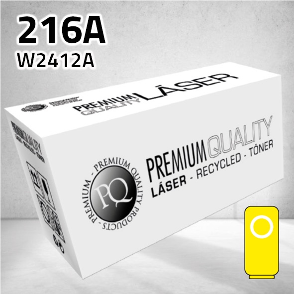 Tóner HP W2412A (216A) amarillo | 850 páginas | compatible