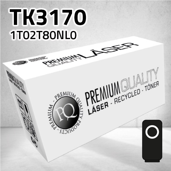 Tóner Kyocera TK3170 negro | 15.500 páginas | compatible