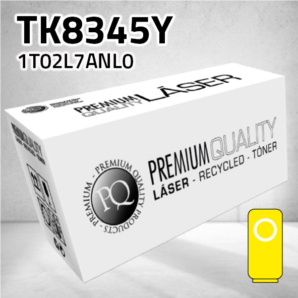 [CLKT8345Y] Tóner Kyocera TK8345Y amarillo | 15.000 páginas | compatible