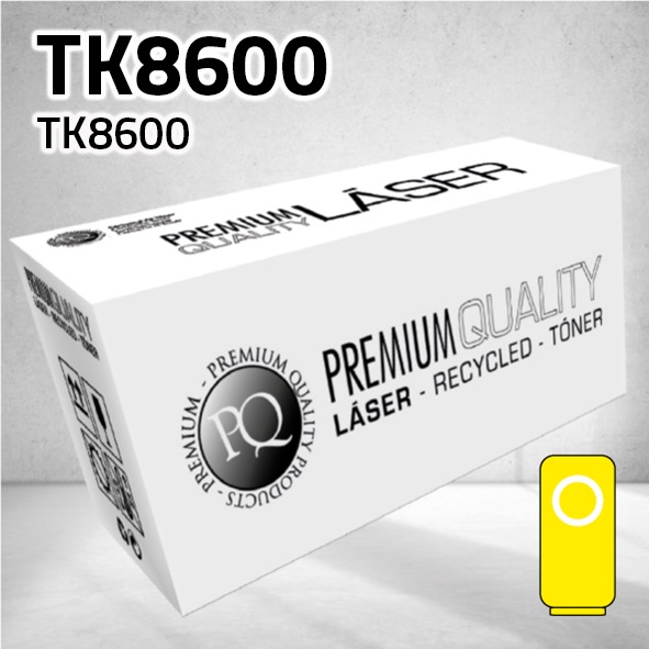 Tóner Kyocera TK8600 amarillo | 20.000 páginas | compatible