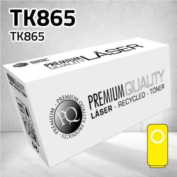 Tóner Kyocera TK865 amarillo | 12.000 páginas | compatible