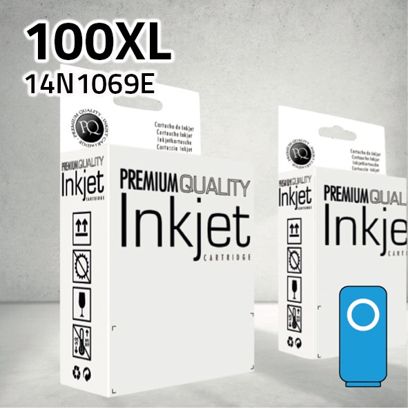 Cartucho Lexmark (100XL) cian | 13 Ml | compatible