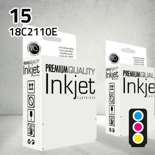 Cartucho Lexmark 18C2110E (15) color | 15 ml | compatible