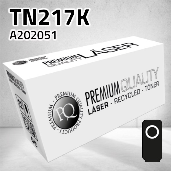 Tóner Konica Minolta TN217K negro | 17.500 páginas | compatible