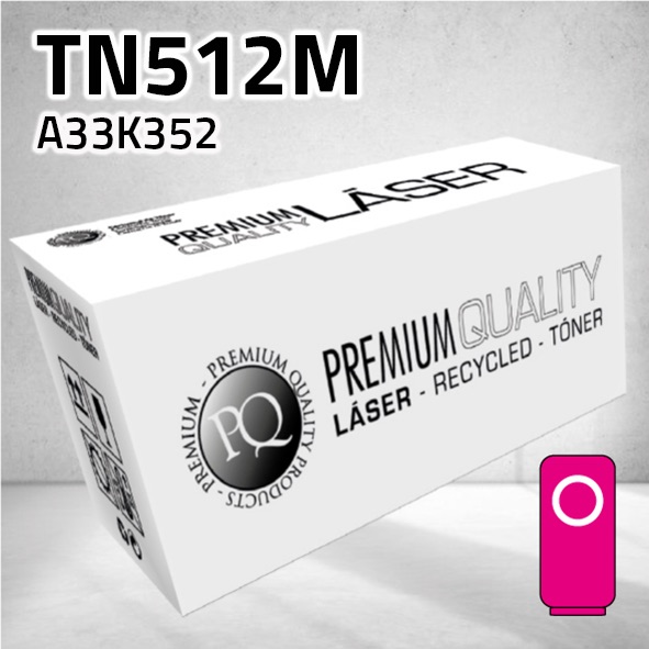 Tóner Konica Minolta TN512M magenta | 26.000 páginas | compatible