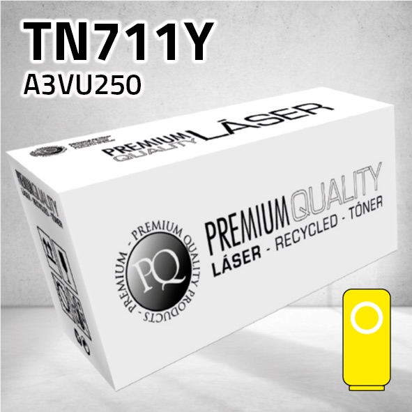 [CLMTN711Y] Tóner Konica Minolta TN711Y (A3VU250) amarillo | 31.500 páginas | compatible