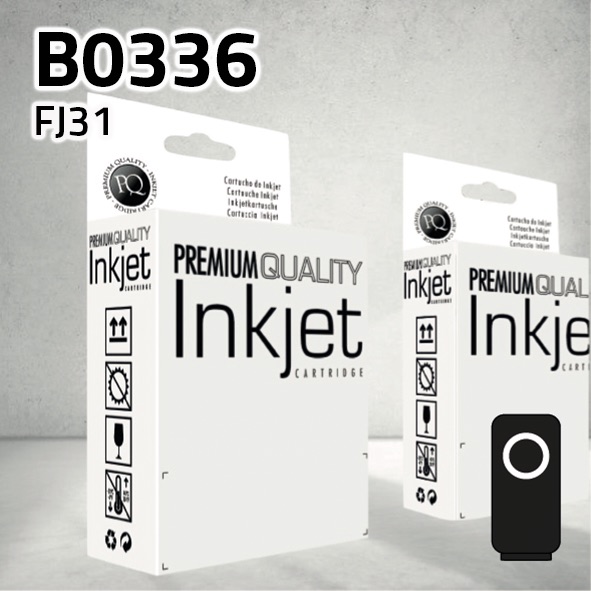 Cartucho Olivetti B0336 (FJ31) negro | 19 ml | compatible