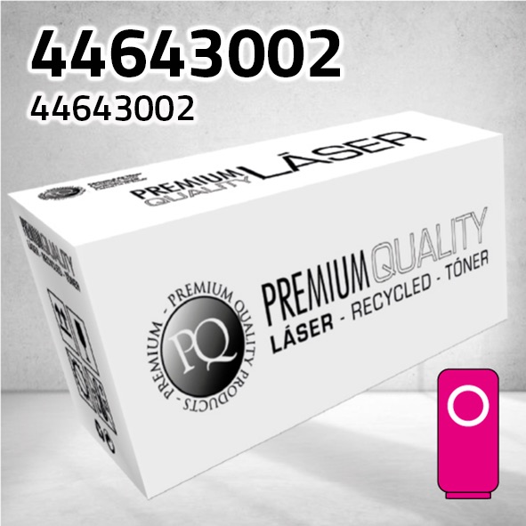 Tóner OKI 44643002 magenta | 7.300 páginas | compatible