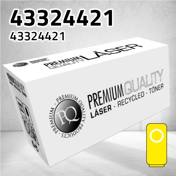 Tóner OKI 43324421 amarillo | 5.000 páginas | compatible