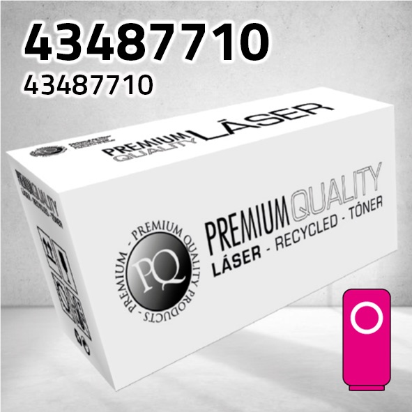 Tóner OKI 43487710 magenta | 6.000 páginas | compatible