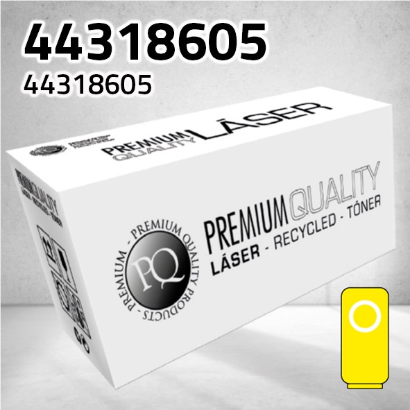 Tóner OKI 44318605 amarillo | 11.000 páginas | compatible