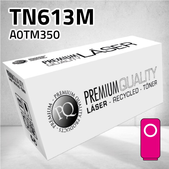 [CLQTTN613M] Tóner Konica Minolta A0TM350 (TN613M) negro | 40.000 páginas | compatible
