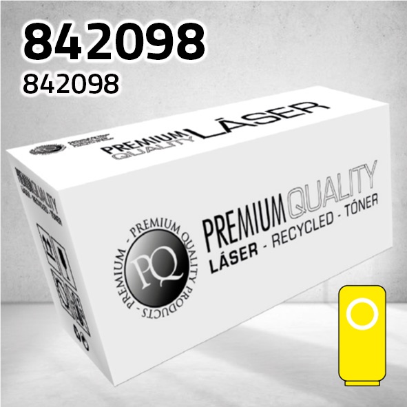 Tóner Ricoh 842098 amarillo | 6.000 páginas | compatible