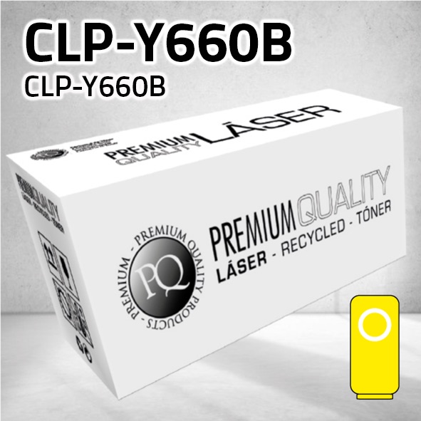 Tóner Samsung CLP-Y660B amarillo | 5.000 páginas | compatible