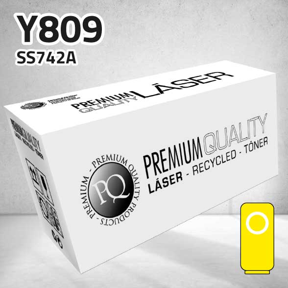 [CLSTK809Y] Tóner Samsung Y809 (SS742A) amarillo | 15.000 páginas | compatible
