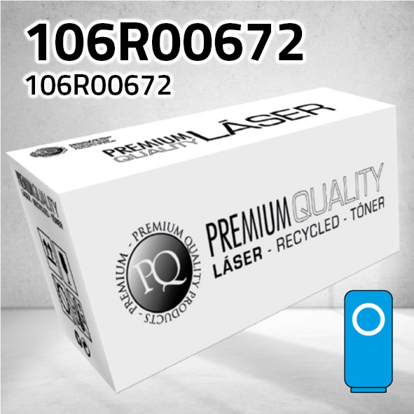 [CLXT0672C] Tóner Xerox 106R00672 cian | 8.000 páginas | compatible