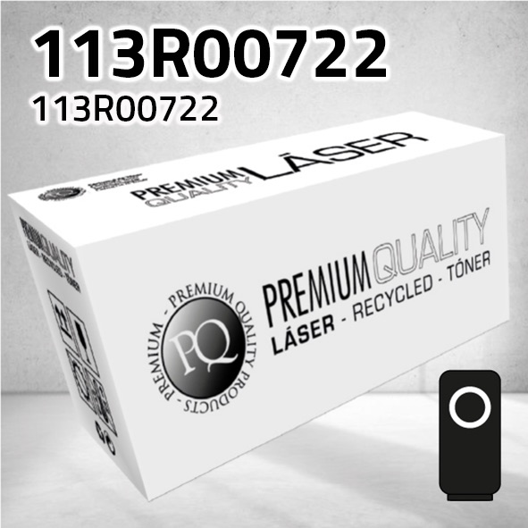 [CLXT0722N] Tóner Xerox 113R00722 negro | 8.000 páginas | compatible