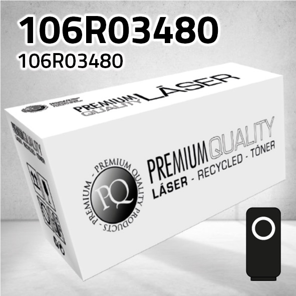 [CLXT3480N] Tóner Xerox 106R03480 negro | 5.500 páginas | compatible