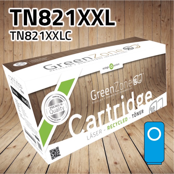[GBTTN821XXLC] Tóner Brother TN821XXLC cian | 12.000 páginas | Green Zone