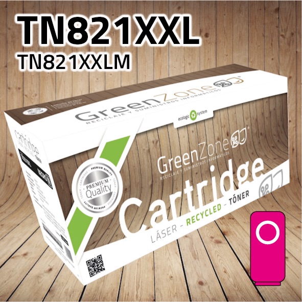 [GBTTN821XXLM] Tóner Brother TN821XXLM magenta | 12.000 páginas | Green Zone