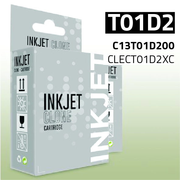 Cartucho Epson T01D2 XXL cian pigmentado | 20.000 páginas | compatible