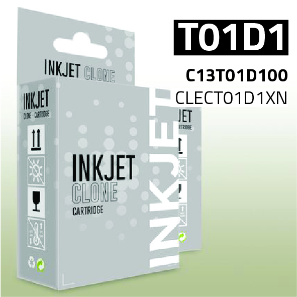 Cartucho Epson T01D1 XXL negro pigmentado | 50.000 páginas | compatible