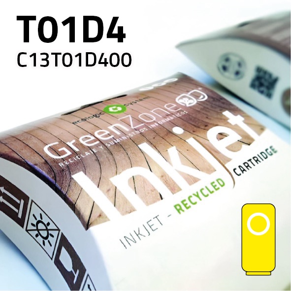 [GECT01D4XY] Cartucho Epson T01D4 XXL amarillo pigmentado | 20.000 páginas | Green Zone