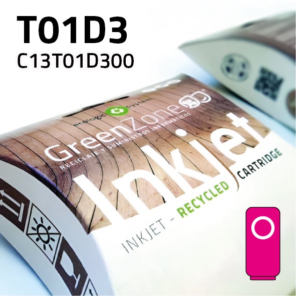 [GECT01D3XM] Cartucho Epson T01D3 XXL magenta pigmentado | 20.000 páginas | Green Zone