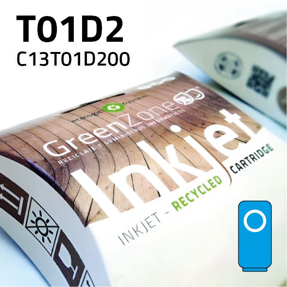 Cartucho Epson T01D2 XXL cian pigmentado | 20.000 páginas | Green Zone