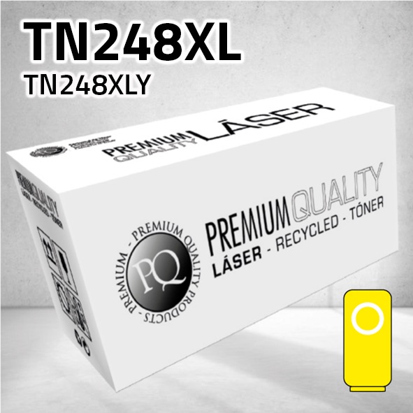Tóner Brother TN248XLY amarillo | 2.300 páginas | compatible