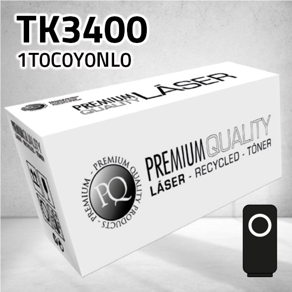 [CLKT3400N] Tóner Kyocera TK3400 negro | 12.500 páginas | compatible