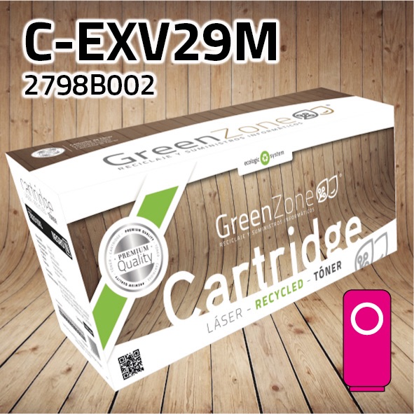 Tóner Canon (C-EXV29) 2798B002 magenta | 27.000 páginas | Green Zone