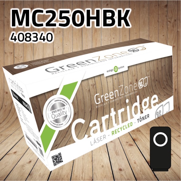 [GRT8340N] Tóner Ricoh MC250HBK negro | 6.900 páginas | Green Zone