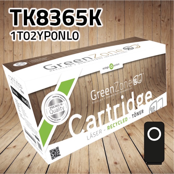 Tóner Kyocera TK8365K negro | 25.000 páginas | Green Zone