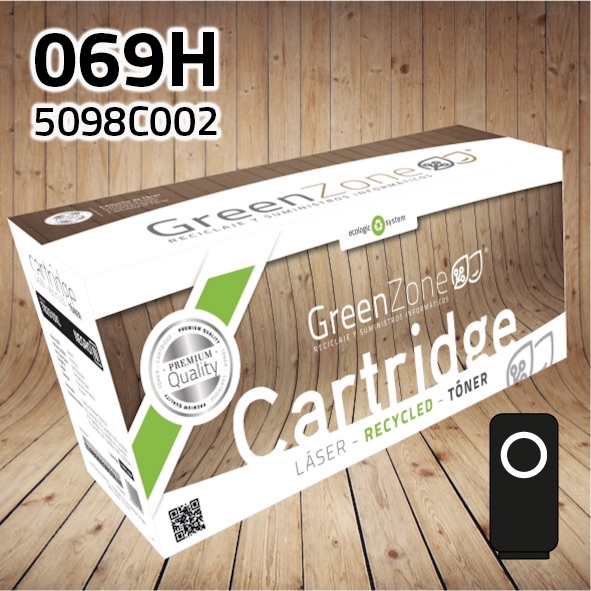 Tóner Canon (069H) 5098C002 negro | 7.600 páginas | Green Zone