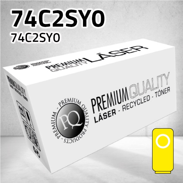 Tóner Lexmark 74C2SY0 amarillo | 7.000 páginas | compatible