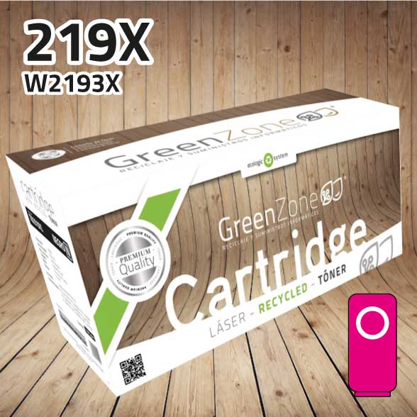 Tóner HP W2193X (219X) magenta | 2.500 páginas | Green Zone